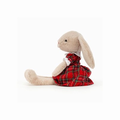 Jellycat Lottie Tartan Bunnies UK | 63578CPQA